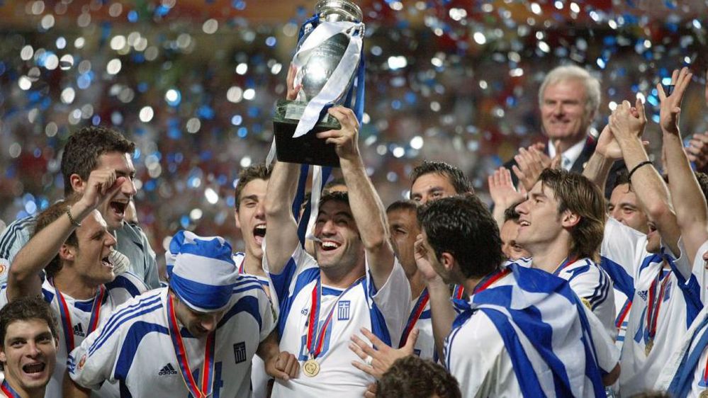 Greece has done in 2004 what England never managed because it didn't throw away the lead! 